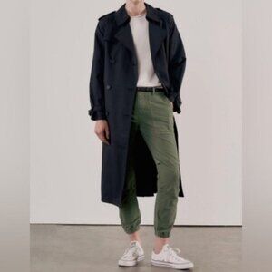 Nili Lotan Cropped Military Pants in Army Green Women Size 2